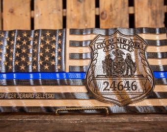 Il Nuovo York NYPD Polizia City FLAG 3x5FT Department Banner 100D - Foto 5