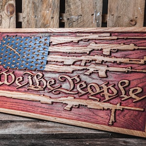 Come and Take It (AR15) – Handmade Wooden American Flags - Veteran Made  Woodworks