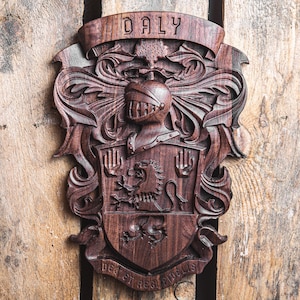 Wood Family Crest | Gift for Dad | Coat of Arms | Personalized Wedding Gift | Family history | Groomsman