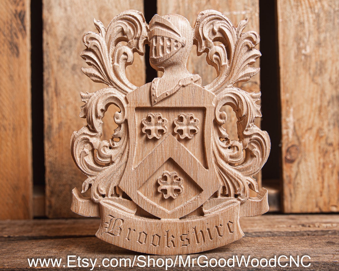 Brookshire Family Crest Personalized Coat of Arms Family Heirloom Best