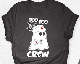 Boo Boo Crew Shirt, Ghost Shirt, Halloween Nurse Shirt, Cute Nurse Shirt, Nurse Shirt, Nurse Shirts, Nurse Life Shirt, Nursing Shirt