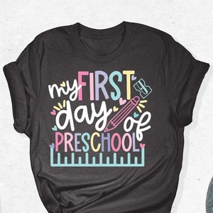 My First Day Of Preschool Shirt, Hello Preschool Shirt, Preschool Shirt, Preschool Teacher Shirt, Preschool Teacher Gifts, Teacher Shirt