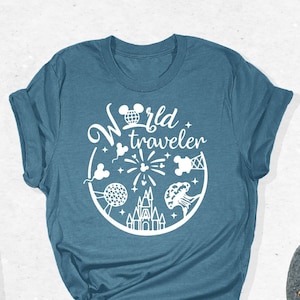 World Traveler Shirt, Disney World Traveler Shirt, Disney Family Shirt, Disney Family Vacation Shirt, Magic Kingdom Shirt, Disney Shirt