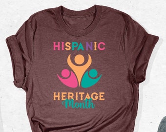 Hispanic Heritage Month T-Shirts, Latin American Shirts, Cute Mexican Shirt, Latina Power Gifts, Hispanic America Historic Month Spanish Tee