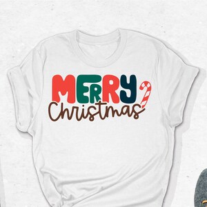 Merry Christmas T-Shirt, Funny Xmas Outfit, Merry Christmas Candy Tee, Christmas Family Apparel, Christmas Gift, Christian Christmas Gifts