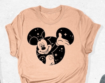 Mickey Mouse Shirts, Disney Family Tee, Mickey Mouse Black Silhouette Shirts, Mickey Mouse Head Trip T-Shirt, Disneyland Mickey Ears Outfits