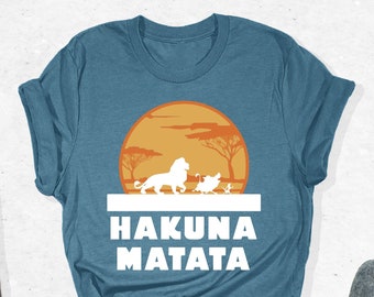 Hakuna Matata Shirts, Disney Family T-shirt, Animal Kingdom Tee, Disney Lion King Shirts, Disney Gift Tee, Hakuna Matata Animal Kingdom Gift