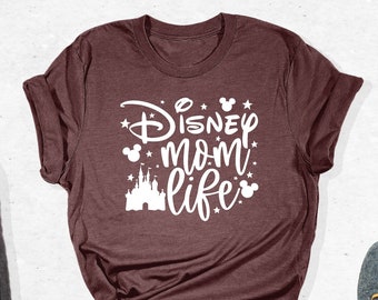 Disney Mom Life T-Shirt, Disney Magical Mom Shirt, Mickey Head Shirt, Castle Outfit, Mother's Day Shirt, Gift for Mom, Disneyworld Mom Shirt