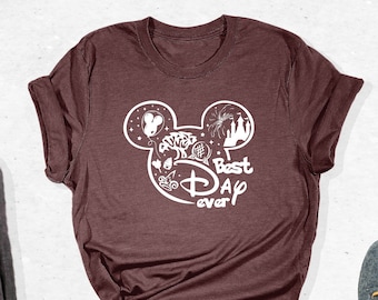 Disney Best Day Ever Shirt, Funny Disney Shirt, Mickey Head Shirt, Disney Trip Tee, Disneyland Family Shirt, Disneyworld Tee, Birthday Gifts
