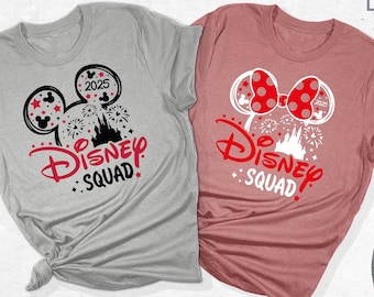 Disney Squad Shirt, Disney Family Shirt, Disney Family Vacation Shirt, Disneyland Shirt, Disney Shirt, Disney Minnie Mickey Shirt