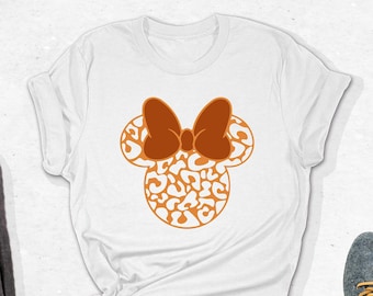 Minnie Mouse Shirts, Minnie Bow T-Shirt, Minnie Head Shirt, Disney Gifts for Women, Disney Vacation Tee, Disneyland Trip Tee, Birthday Gifts
