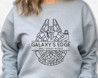Galaxy's Edge Sweatshirt, Star Wars Sweatshirts, Star Wars Shirt, Disney Star Wars, Disney Sweatshirts, Disney Sweatshirt, Disney Gifts