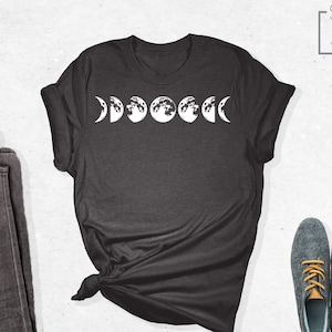 Moon Phases Shirt, Moon Shirt, Moon Phases Tshirt, Moon Tee, Moon Phases Tee