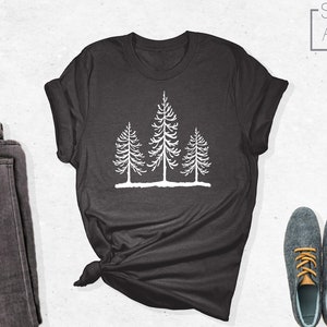 Pine Tree Shirt, Pine Tree, Camping Shirt, Hiking Shirt, Adventure Shirts, Nature Lover Gift, Outdoors Shirt, Travel Shirts, Nature Shirt