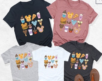 Disney Snacks Shirts, The Snacks Shirts, Disney Trip Tee, Disney Vacation Shirt, Disneyland Apparel, Food Lover Disney Gifts, Disney Foodies