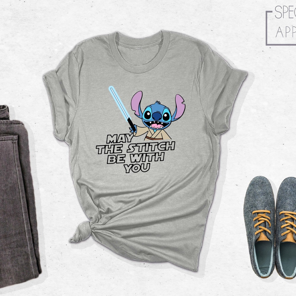 May The Stitch Be With You Shirt, Star Wars Shirt, Lilo And Stitch Shirt, Stitch Shirt, Disney Shirt, Disney Shirts, Disney Family Shirts