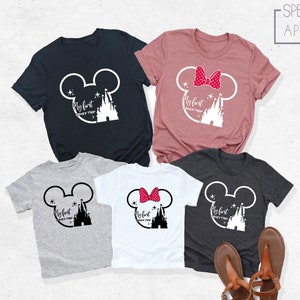 Camiseta "Mi primer viaje a Disney", camiseta familiar Disney, camiseta de vacaciones en Magic Kingdom, camiseta de viaje a Disney, camiseta de Disneyland, camiseta de vacaciones Disney
