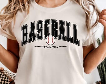 Comfort Colors Baseball Mom Shirt, Game Day Sports Mom Tee, Baseball Season Shirt, Baseball Mom Gift T-shirt, Sports Mom Shirt, Game Day Tee