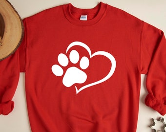 dog paw sweatshirt
