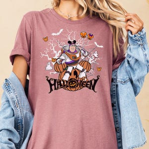Halloween Buzz T-Shirt, Space Ranger Halloween T-Shirt, Halloween Toy Story Tee, Buzz Pumpkin Ghost Tee, Spooky Season Space Ranger Shirt
