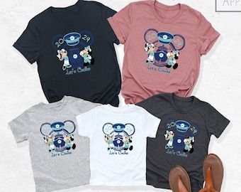 Disney Let's Cruise Shirt, Disney Ship Cruise T-Shirts, Disney Matching Shirts, Disney Cruise Shirt, Cruise Tee, Disneyworld Shirt