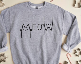 sweatshirts with cats on them