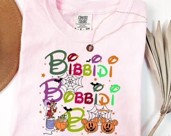 Comfort Colors® Disney Bibbidi Bobbidi Boo T-Shirt, Bibbidi Bobbidi Boo Magical Kingdom Tee, Disney Pumpkin Shirt, Spooky Family Trip Shirt