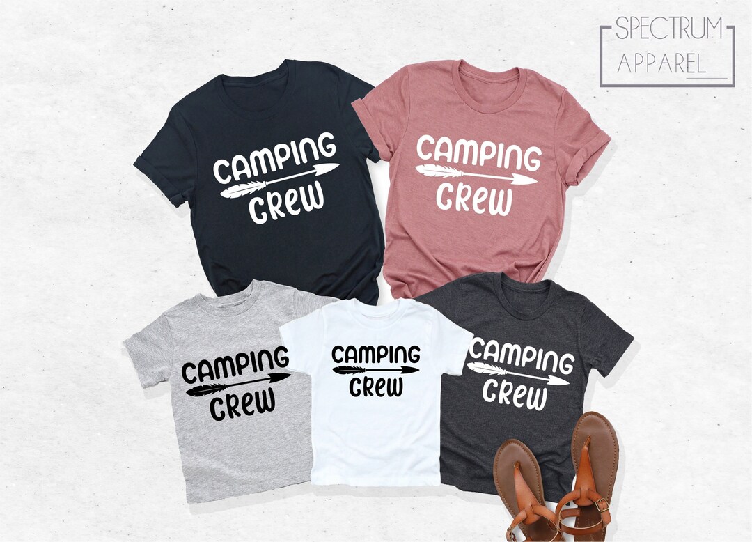 Camping Crew Shirt, Camping Shirt, Camp Lover Shirt, Camp Squad Shirt
