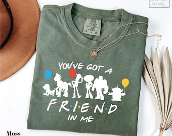 Comfort Colors Toy Story You’ve Got A Friend In Me Shirt, Toy Story Characters Tee, Toy Story Friend T-shirt, Disney toy story friends Tee