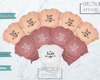 Bride Tribe Shirt, Bride Shirt, Bridal Party Shirt, Bachelorette Shirt, Bridal Shirt, Bridesmaid Shirt, Wedding Gift, Bridal Gift