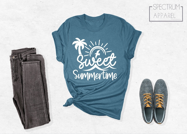 Sweet Summertime Shirt, Summertime Shirt, Summer Shirt, Summer Vacation Shirt, Summer Beach Shirt, Beach Shirt, Family Vacation Shirt image 1