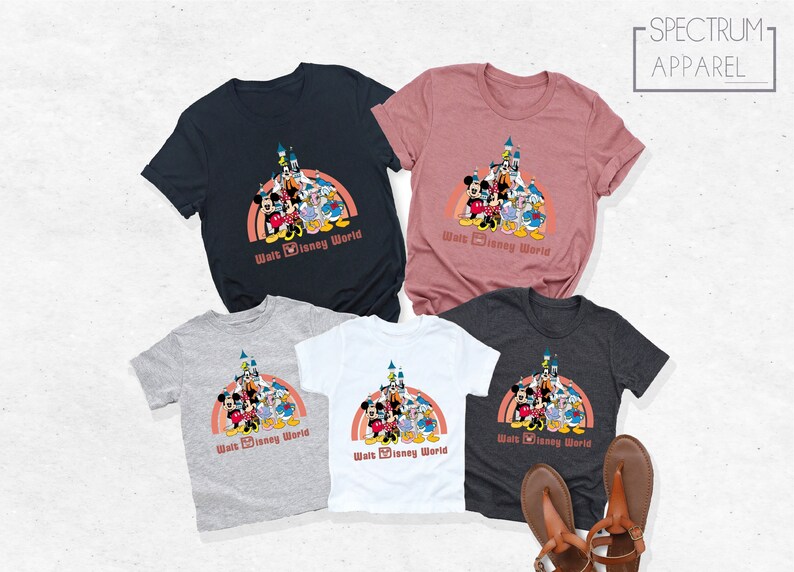 Retro Walt Disney World Shirts, Disney Retro Sweatshirt, Vintage Walt Disney, Disney Sweatshirt, Disneyland Shirts, Disneyworld Shirts bild 1