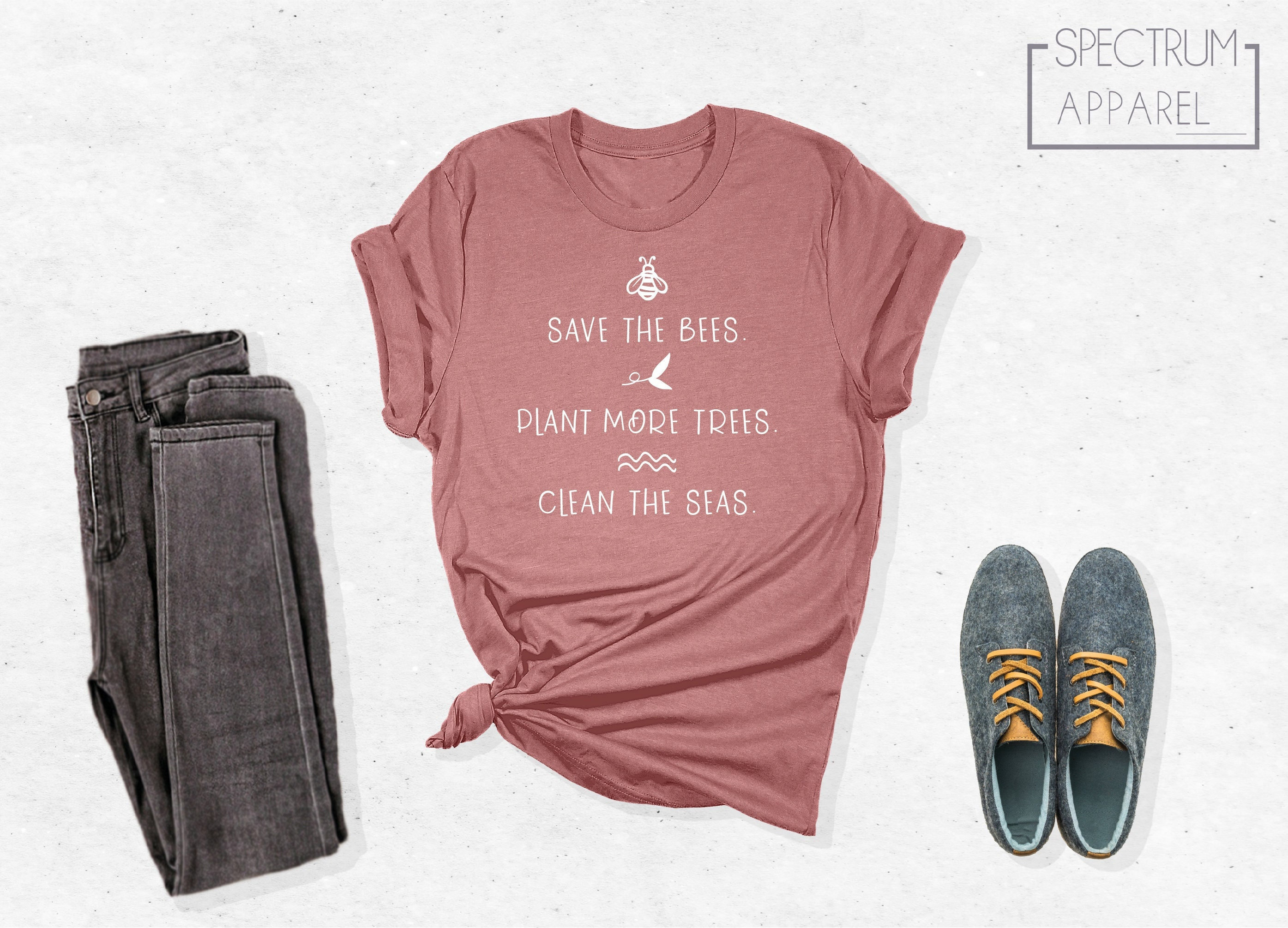 Save The Bees, Plant More Trees, Clean The Seas, Explore Shirt, Explore More Shirt, Camping Shirt, Camper Shirt, Hiking Shirt, Outdoor Shirt