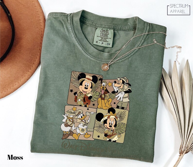 a t - shirt with a mickey mouse picture on it