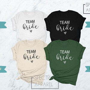 Team Bride Shirt, Bride Shirt, Bachelorette Party Shirts, Wedding Shirt ...