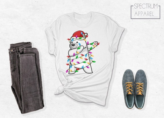 Dabbing Polar Bear Shirt, Christmas Polar Bear Shirt, Christmas Vacation Shirt, Funny Christmas Shirt, Christmas Shirt, Christmas Gifts