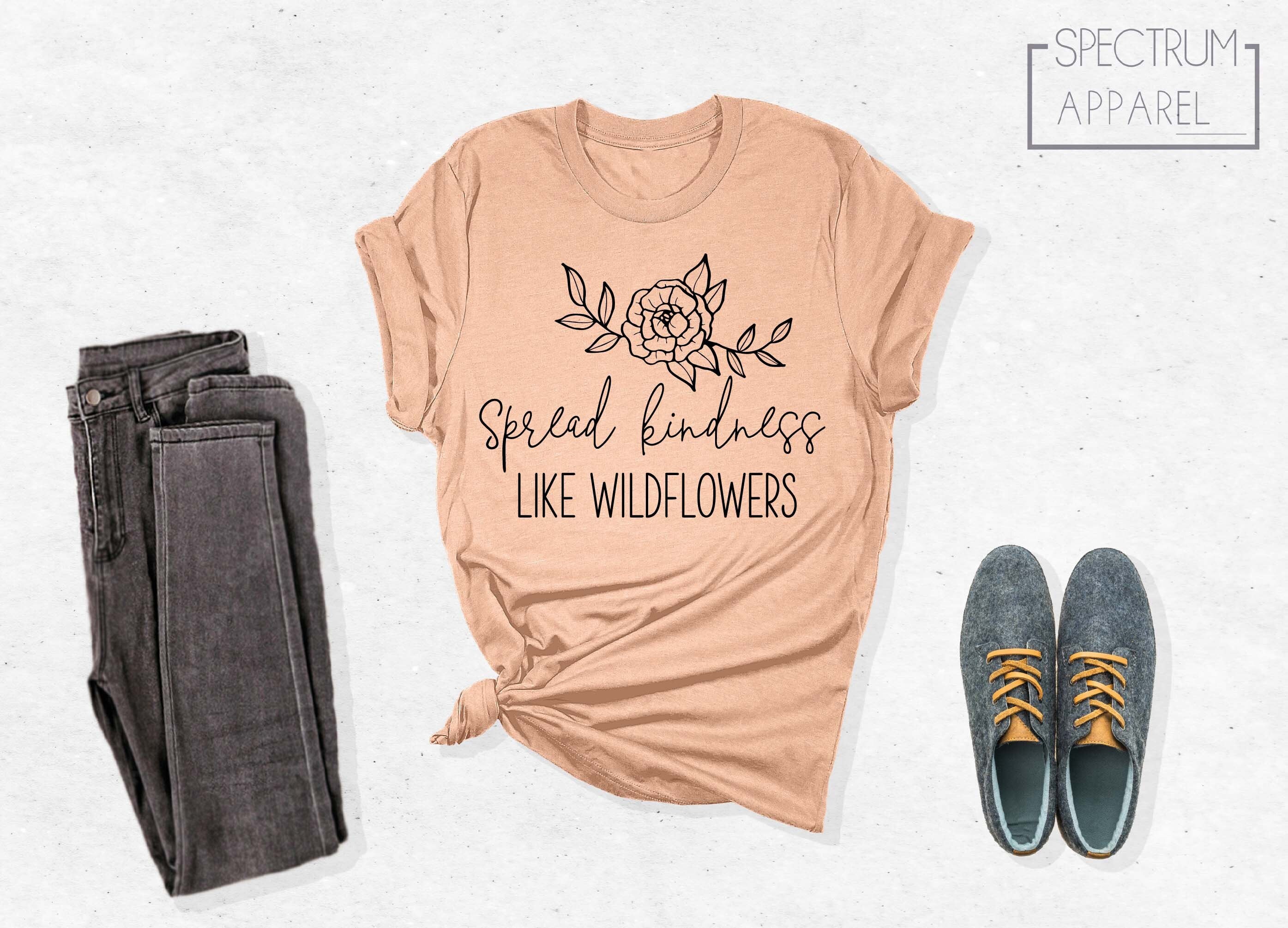 Spread Kindness Shirt Kindness Shirt Choose Kind Tee Shirts Etsy