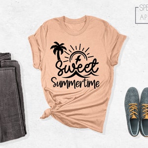 Sweet Summertime Shirt, Summertime Shirt, Summer Shirt, Summer Vacation Shirt, Summer Beach Shirt, Beach Shirt, Family Vacation Shirt image 4