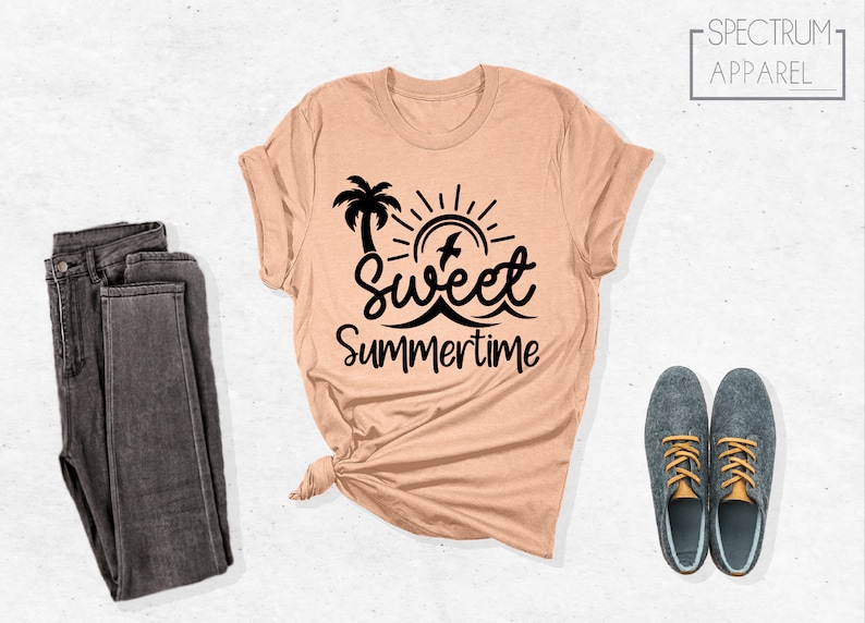 Sweet Summertime Shirt, Summertime Shirt, Summer Shirt, Summer Vacation Shirt, Summer Beach Shirt, Beach Shirt, Family Vacation Shirt image 4