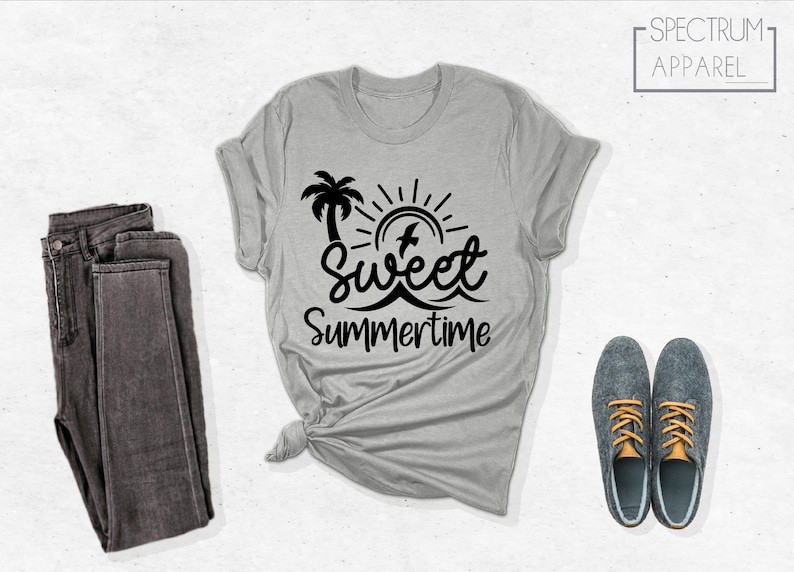 Sweet Summertime Shirt, Summertime Shirt, Summer Shirt, Summer Vacation Shirt, Summer Beach Shirt, Beach Shirt, Family Vacation Shirt image 3