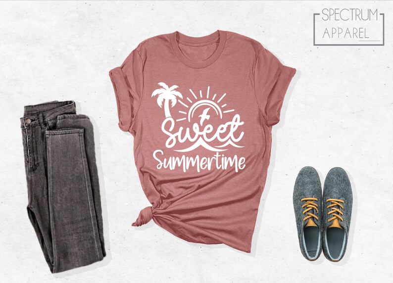 Sweet Summertime Shirt, Summertime Shirt, Summer Shirt, Summer Vacation Shirt, Summer Beach Shirt, Beach Shirt, Family Vacation Shirt image 2