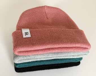 Pink Beanie - Etsy Canada