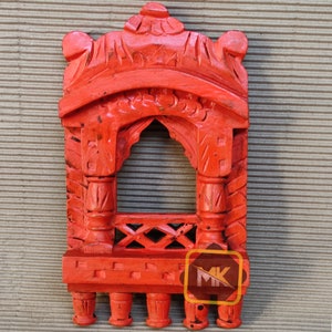 Wooden Jharokha Frame Photo Picture Frame Hand Made Carved Jhrokha Frame Wall Decor Art Wall Hanging Wall Mounted Wall Decor Handicraft Art
