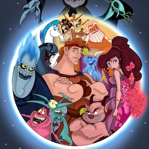 Disney Hércules A4 Impresión
