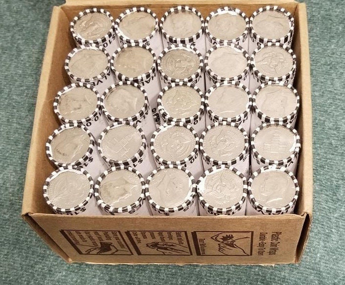 Unsearched Half Dollar Coin Roll Etsy