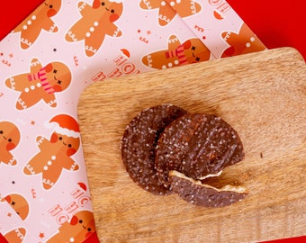 Gingerbread man - Paper Gift Bags - Medium Size 120 x 180 mm