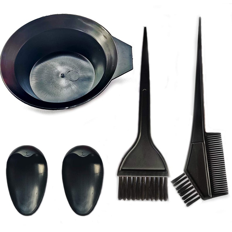 4 PCS Hair Dye Color Brush and Bowl Set Hair Color Brush Comb Etsy