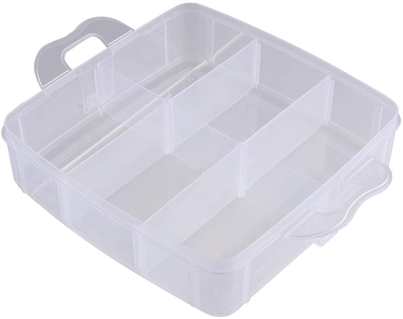 Plastic Craft Organizer Box with 6 Compartments 6 Inches Etsy