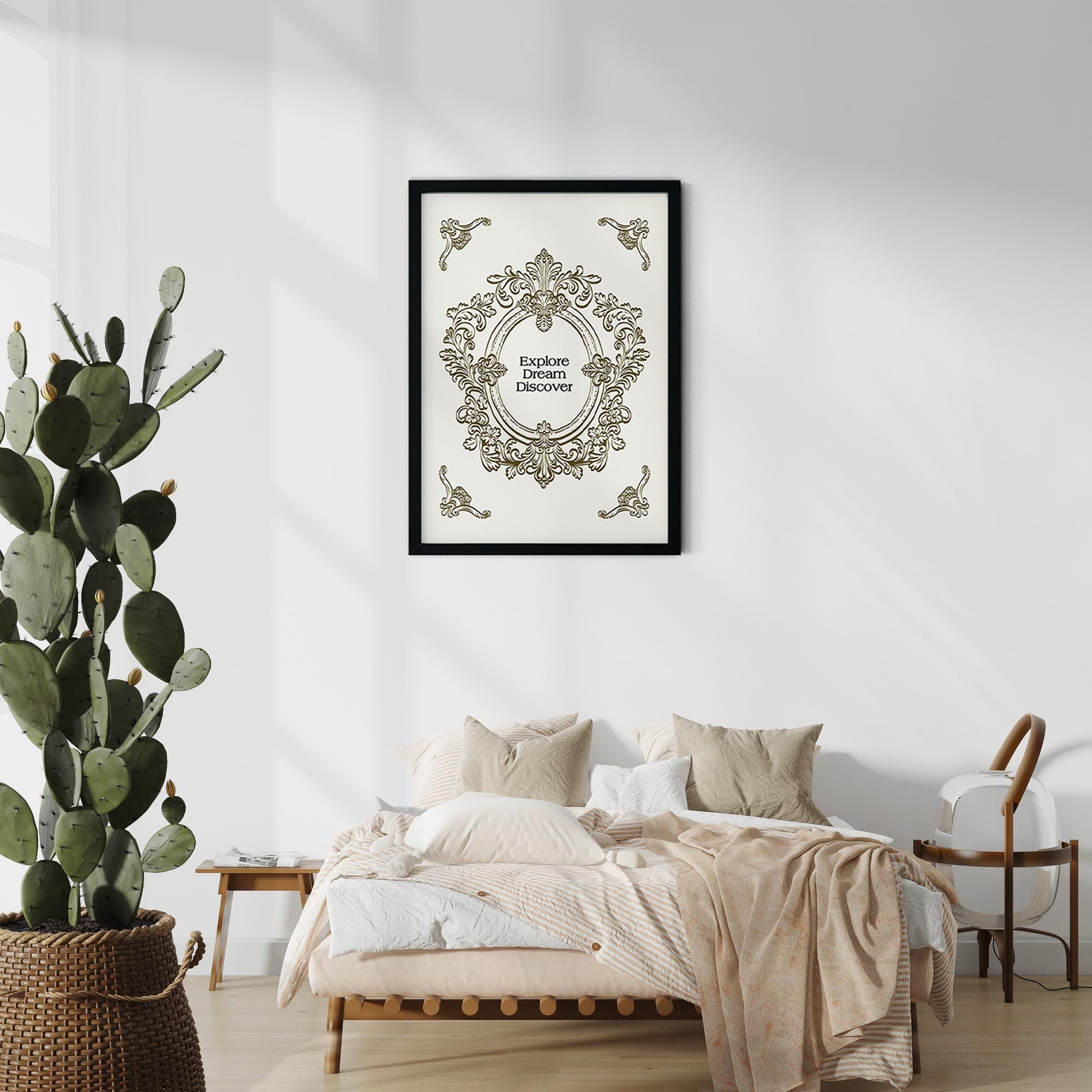 Vintage Poster, Explore Dream Discover, Neutral Wall Art, Regency Art ...