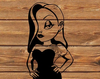 Download Jessica Rabbit Svg Etsy
